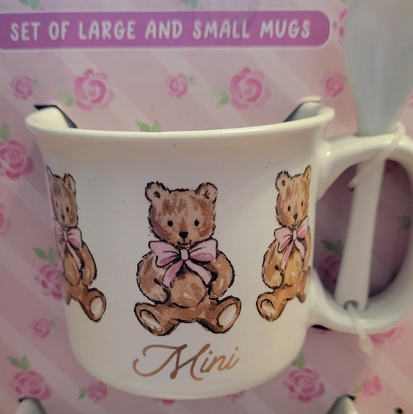Cute Teddy Bear Mugs Set - Picture 4 of 4